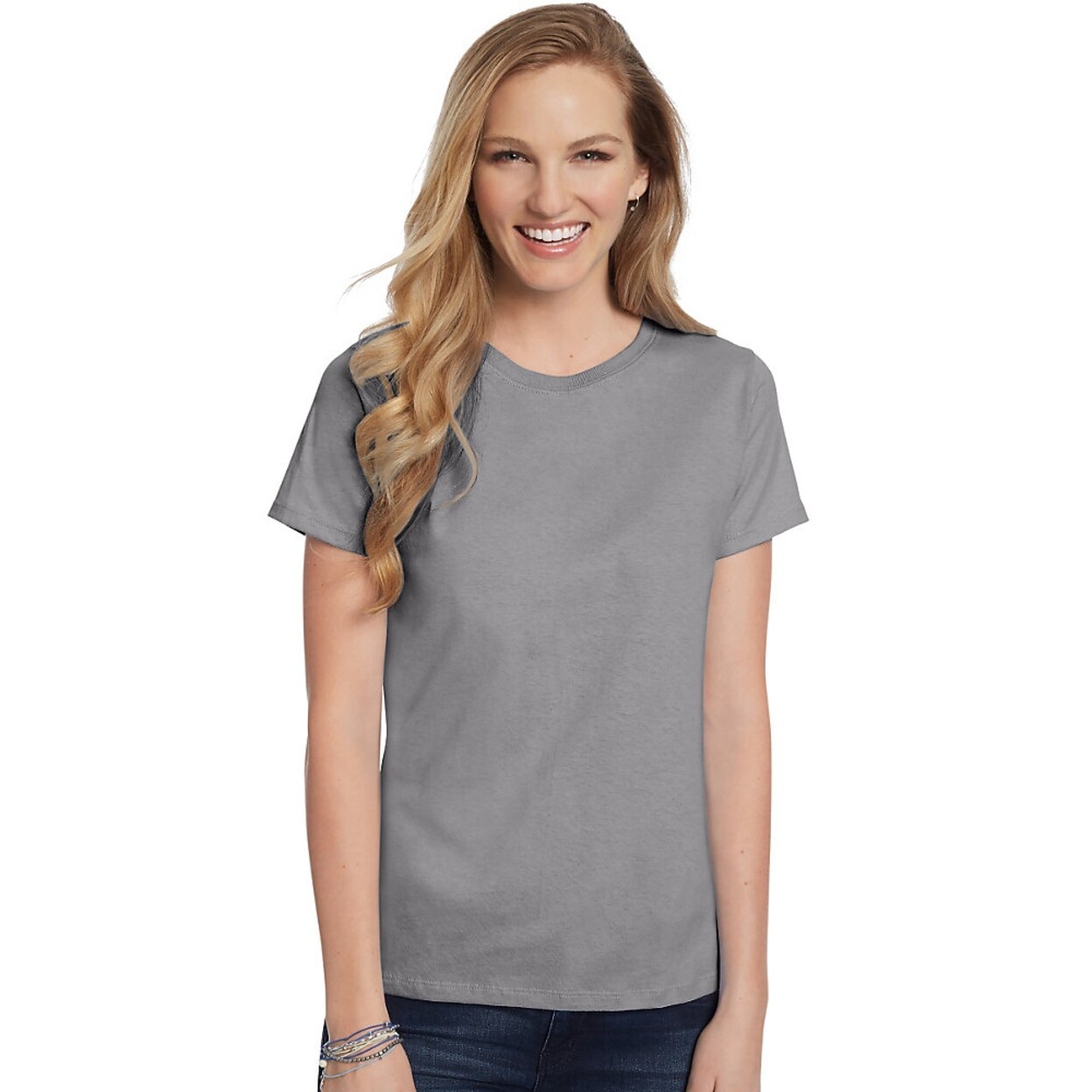hanes waffle t relaxed fit