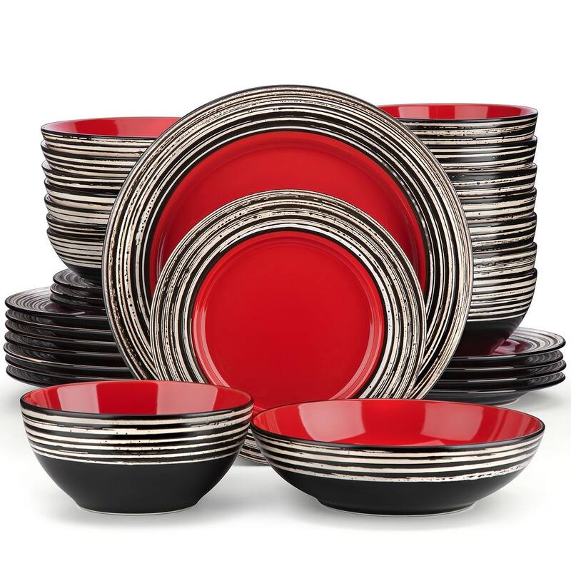 vancasso ARBRE 32-Piece Stoneware Dinnerware Set, Service for 8