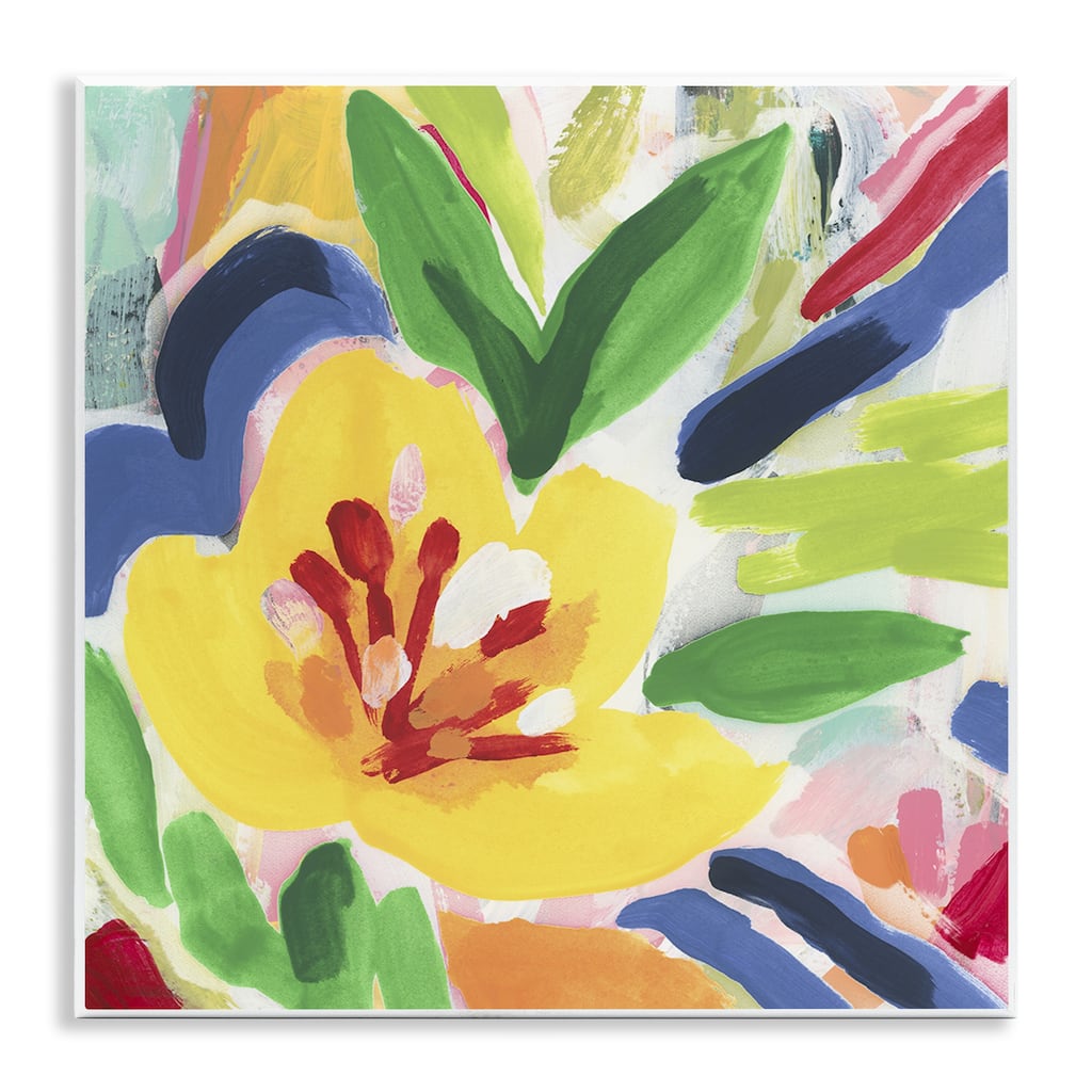 Stupell Vivid Lively Florals Wall Plaque Art Design By June Erica Vess