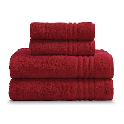 4-Piece Towel Set (2-Hand, 2-Bath) - Hand and Body Towel