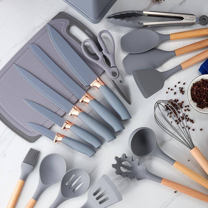 19-piece Non-stick Silicone Assorted Kitchen Utensil Set