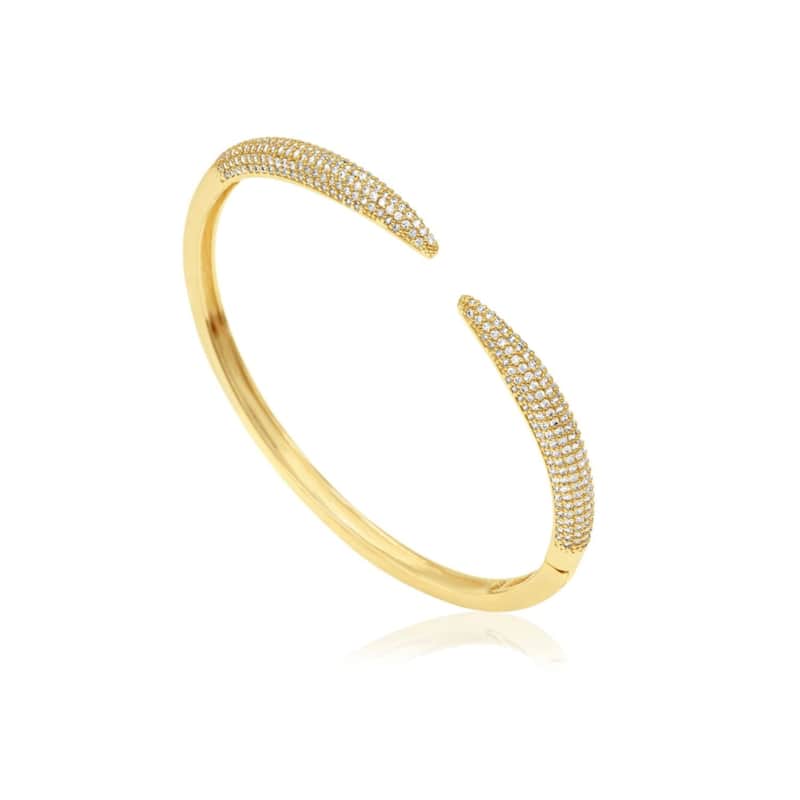 SHYMI Pave Claw Cuff