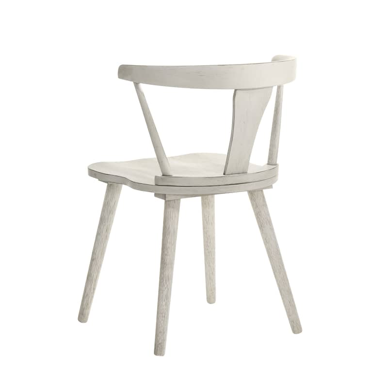 Wood Dining Chair Solid Chair Set of 2