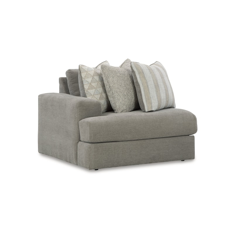 Signature Design by Ashley Avaliyah Gray 4-Piece Sectional - 126.5"W x 90.75"D x 37"H
