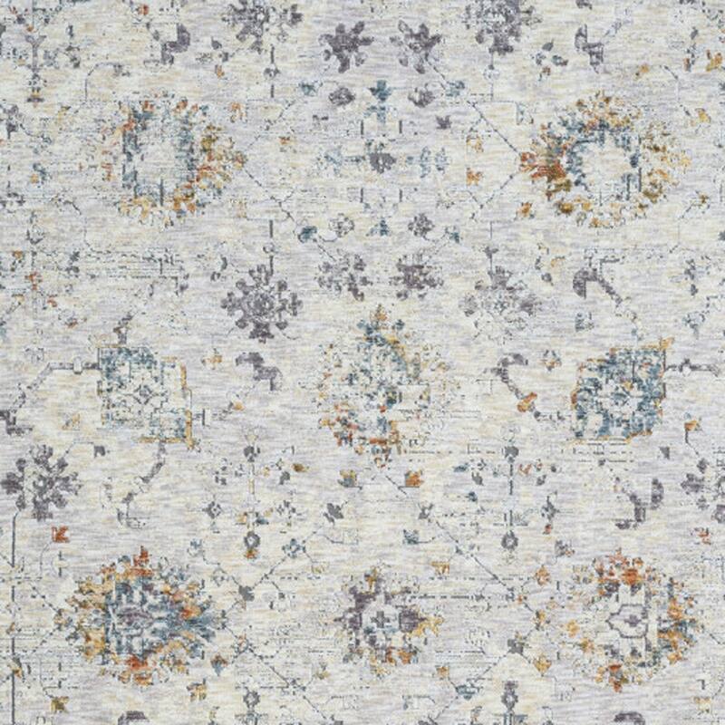 Kinal Floral Traditional Woven Area Rug By HomeRoots