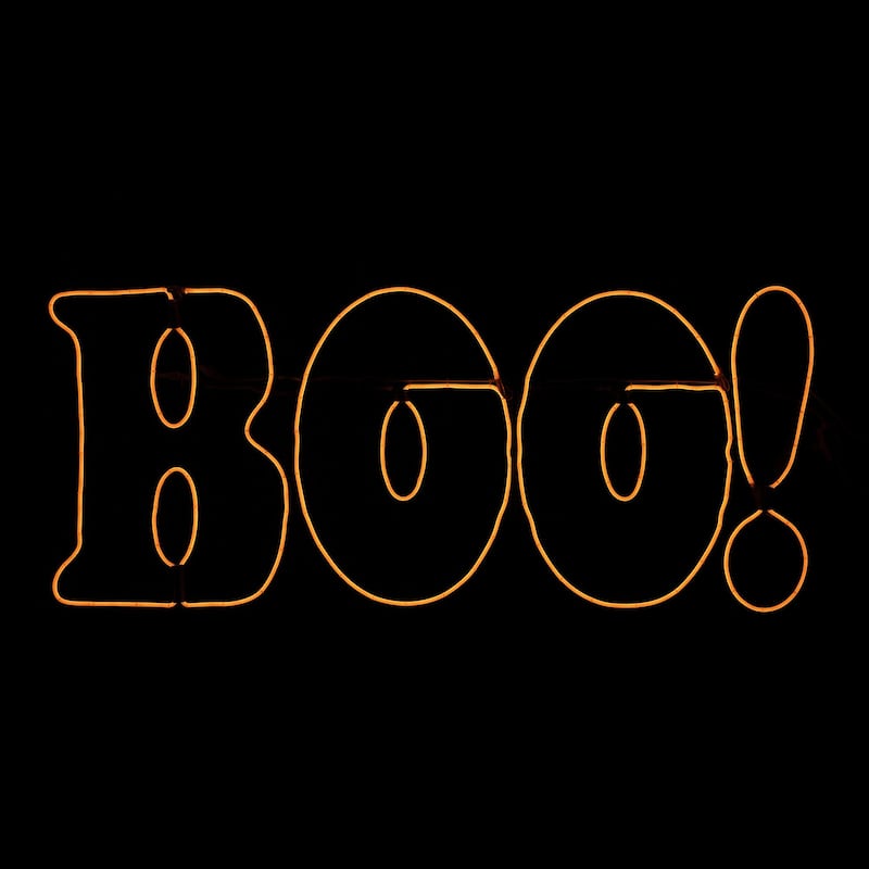 Litelines Boo sign