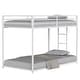 preview thumbnail 17 of 15, Twin over Twin Square Metal Bunk Bed With Exchangeable Ladder
