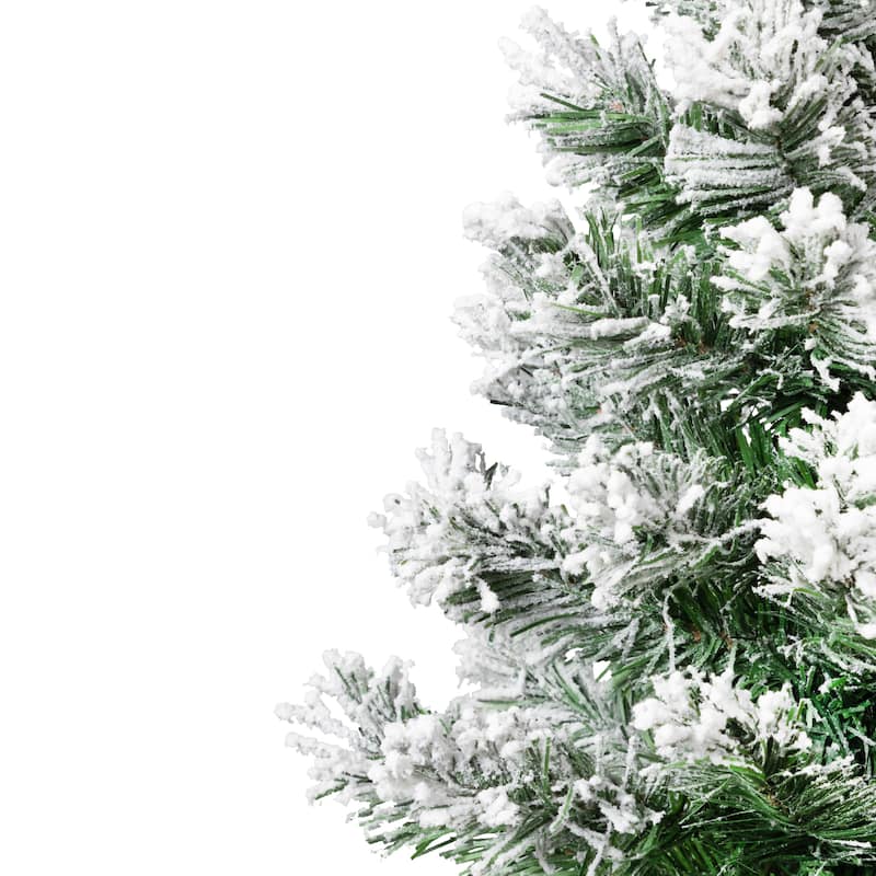 Full Flocked Angel Pine Artificial Mini Christmas Tree - 24" - Unlit - 2 Foot