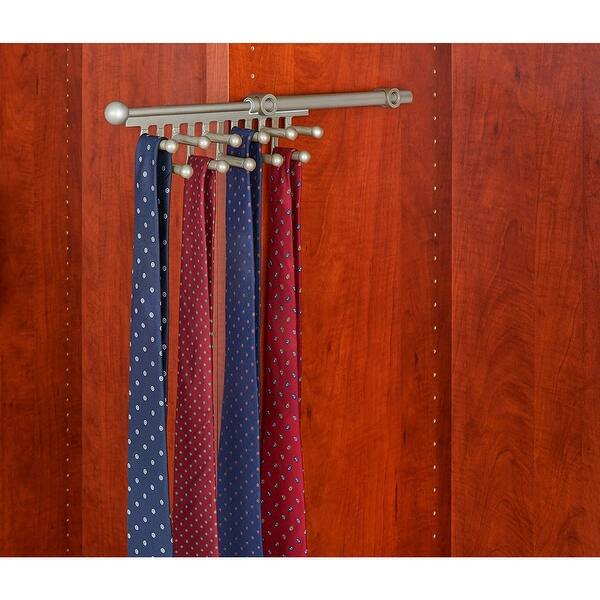 Rev-A-Shelf CTR-14-CR 13.88 In Pull Out Tie/Scarf Closet Organizer Rack ...