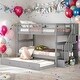 preview thumbnail 33 of 44, Stairway Twin-Over-Twin Bunk Bed with Trundle