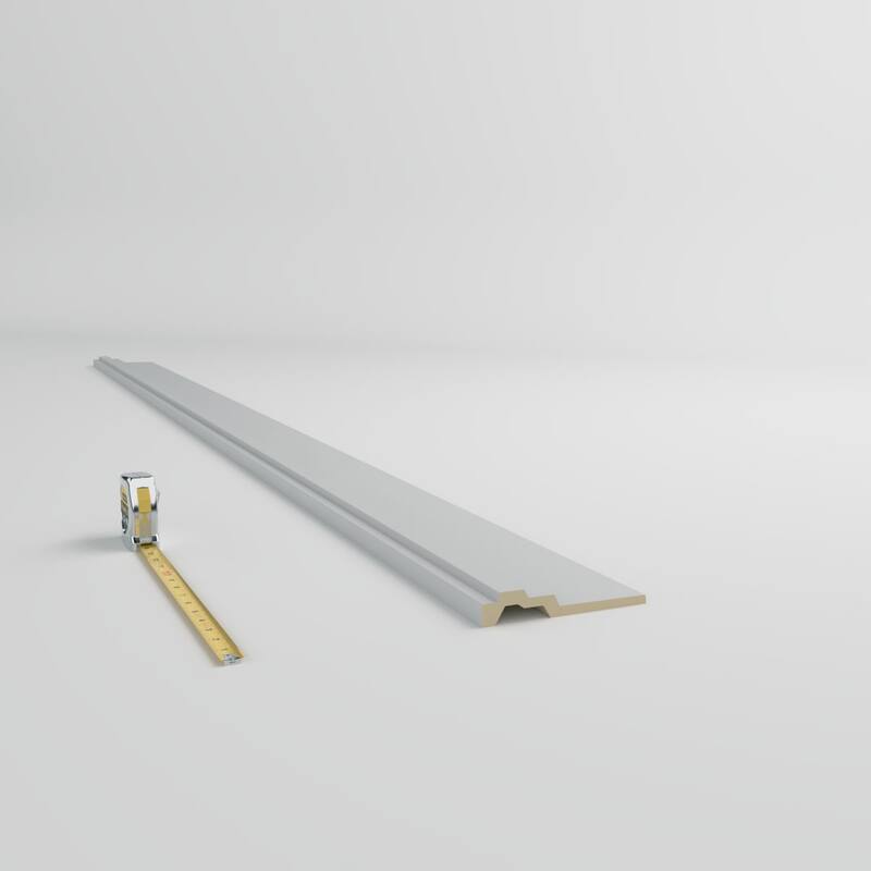 1 1/8"H x 6 1/2"P x 96"L Kirizma Crown Moulding - 1-Pack