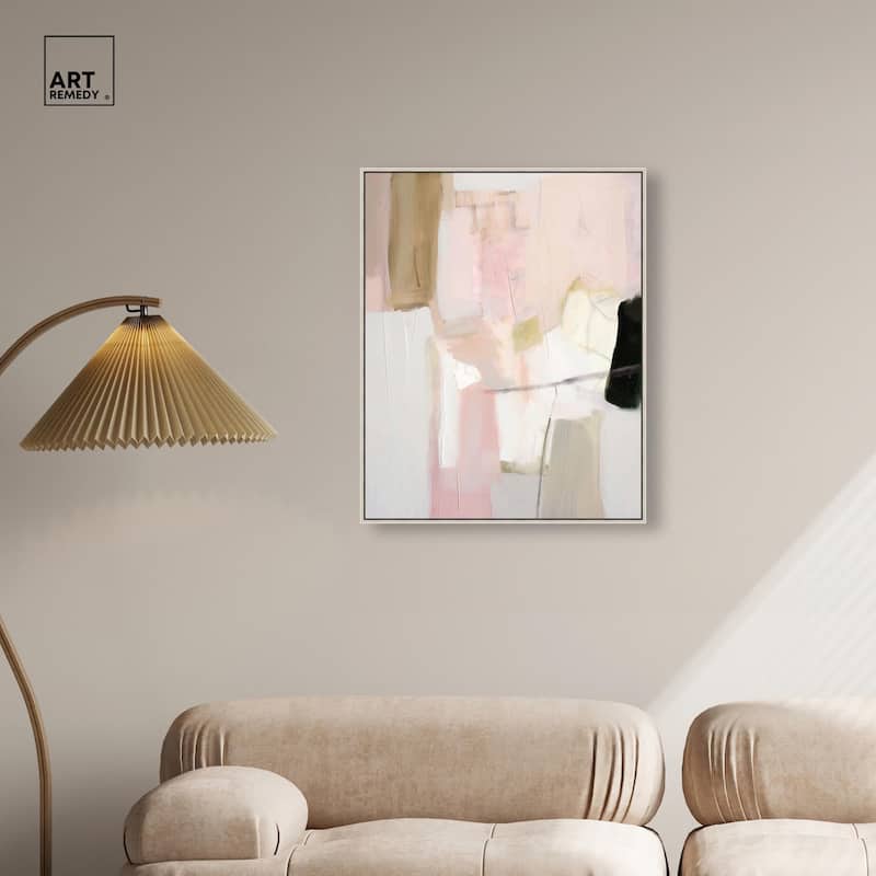 Pistachio Pink II Canvas by Art Remedy