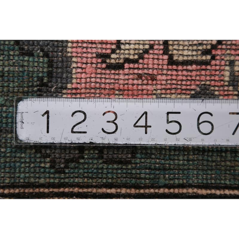 Hand Knotted Oriental 100% Wool Carpet Transitional All-Over Greys & Charcoal Oushak Area Rug - 10' 4'' X 8' 0''