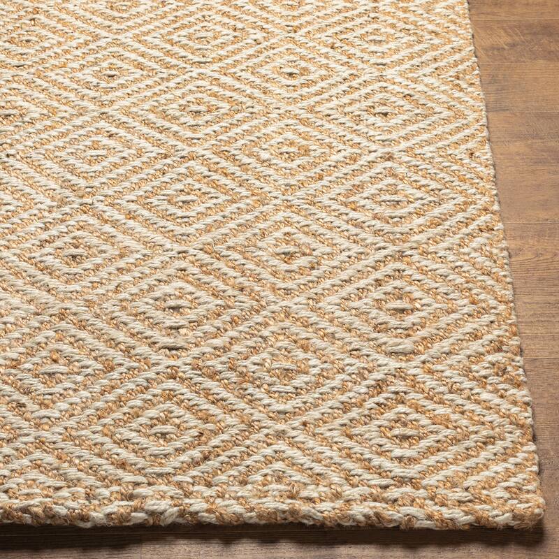 Livabliss Ahnya Bohemian Handmade Jute Area Rug