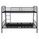 preview thumbnail 9 of 16, XL Over Queen Metal Bunk Bed with Storage Drawers