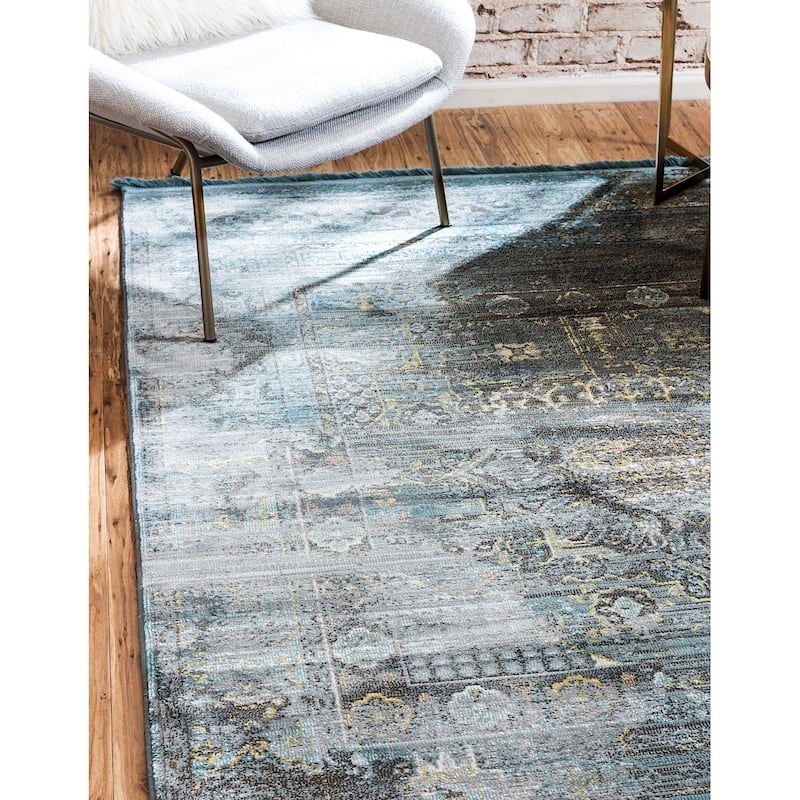Transitional Samana Collection Area Rug - 2'2"x3' - Dark Gray