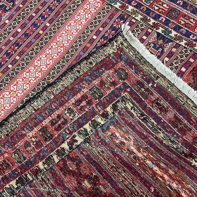 HERAT ORIENTAL Handmade Soumak Wool Rug - 4'3" x 6'3"