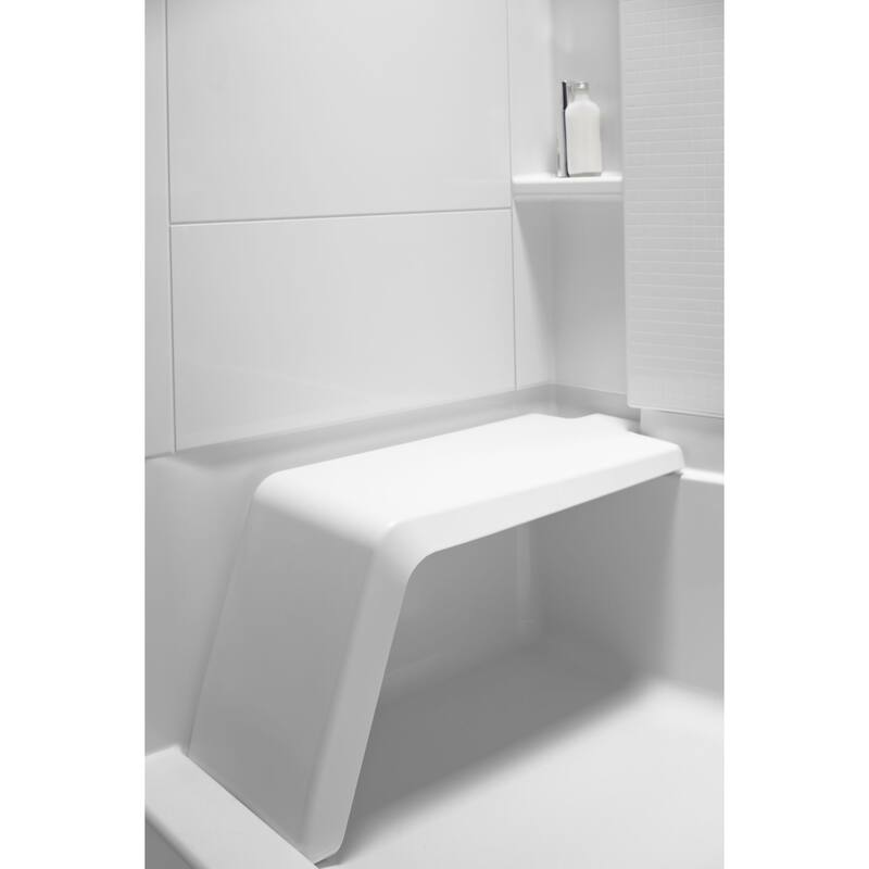 Sterling Accord 48" x 37-1/4" x 76" Vikrell Shower with Drain Center