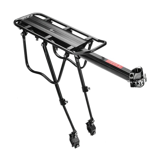 110 lbs capacity adjustable rear bike rack carrier luggage cargo bicycle accessories Outlet