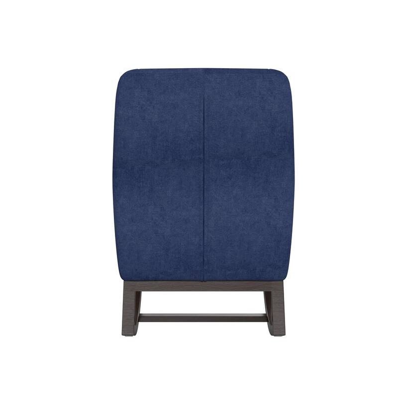 Little Seeds Sophie Mid-Century Rocker with Lumbar Pillow