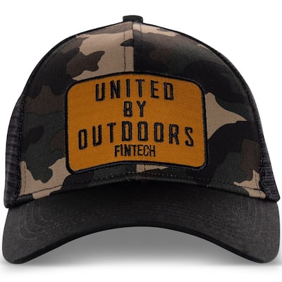 Fintech United By Outdoors Snapback Hat - Dune - One Size