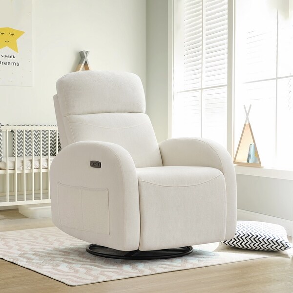 Power Swivel Rocker Glider Nursery Recliner with USB Port On Sale Bed Bath Beyond 41531461