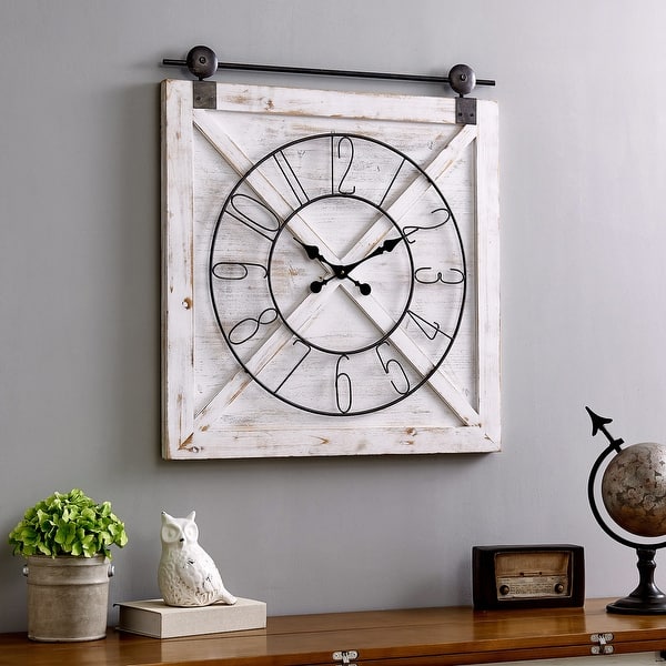 Shop Firstime Co Farmhouse Barn Door Wall Clock American