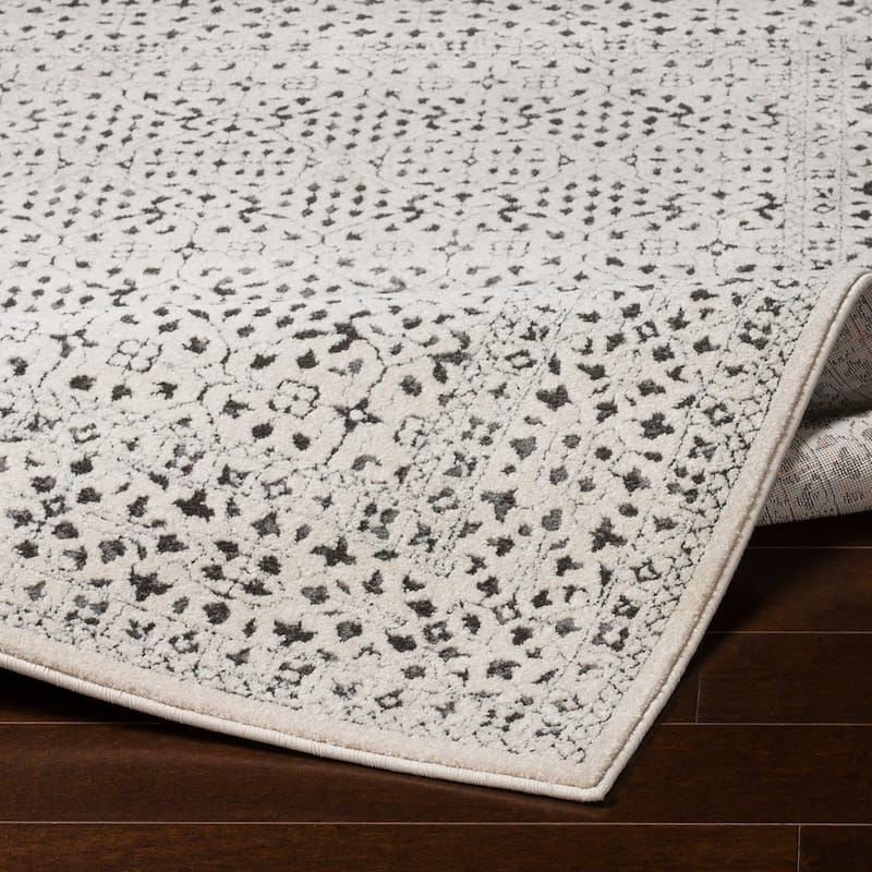 Katenka Grey Traditional Area Rug - 7' 10" x 10' 3"