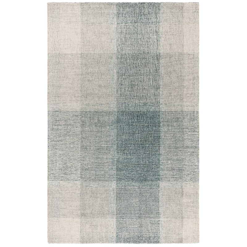 SAFAVIEH Handmade Metro Helle French Country Wool Rug - 5' x 8' - Grey/Blue
