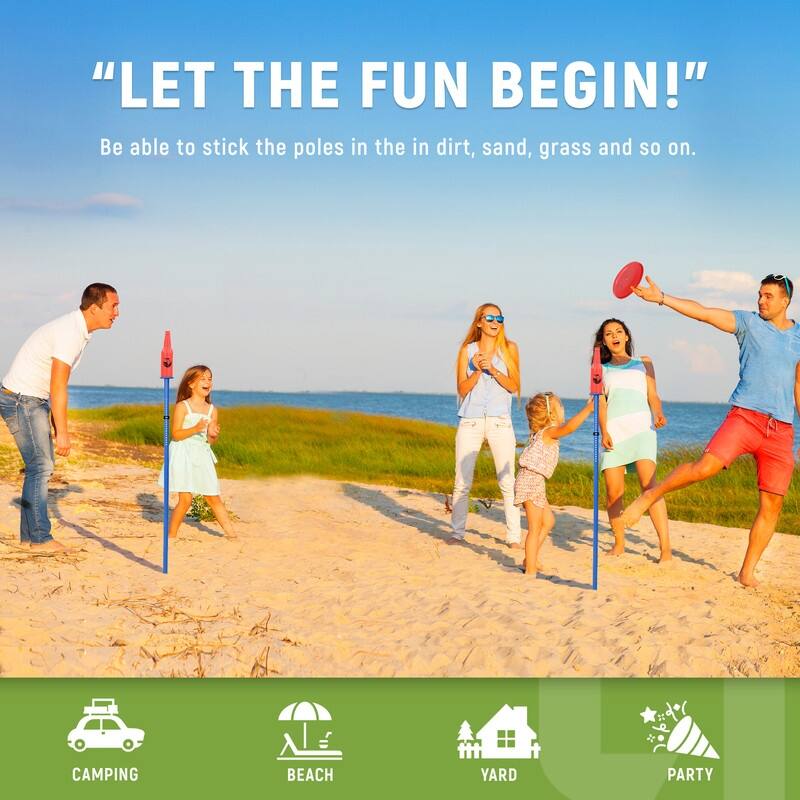 Outdoor Games Flying Disc Game Set, Fun Bottle Drop Yard Games