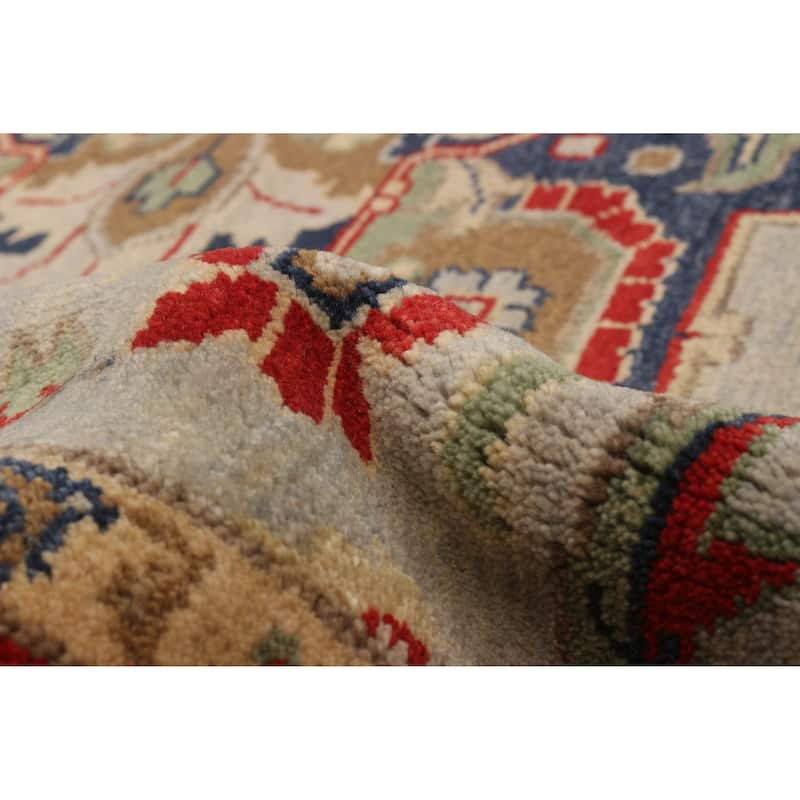 ECARPETGALLERY Hand-knotted Serapi Heritage Light Grey Wool Rug - 8'0 x 10'2