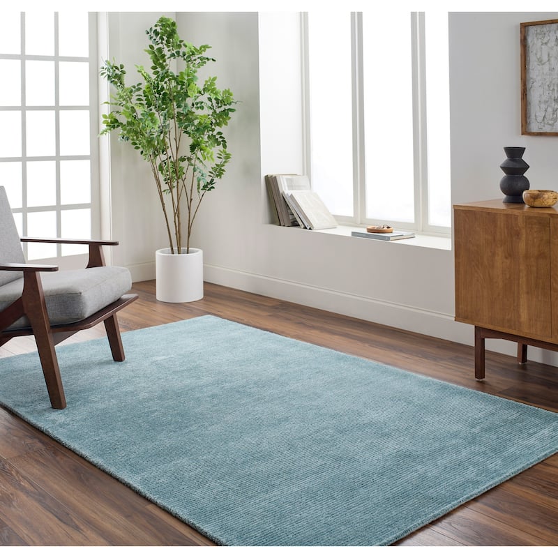 Maier Casual Area Rug - 6' x 9' - Blue