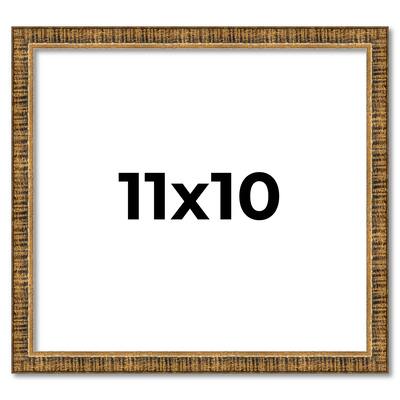 11x10 Frame Gold Solid Wood Picture Frame - Complete Modern Photo