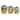 Certified International Sunflower Bouquet 3 piece Canister Set, 54 oz., 72 oz., 104 oz. - 54 oz., 72 oz., 104 oz.