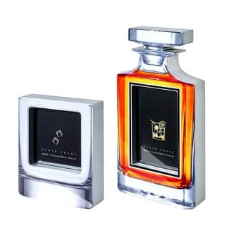 American Art Decor Whiskey Bottle and Glass Tumbler Photo Frame, 2 Piece Set