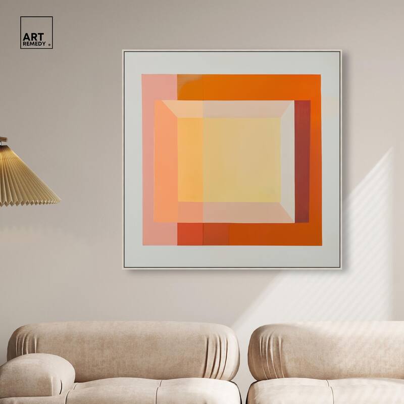 Minimal Color Blocks II Canvas by Art Remedy