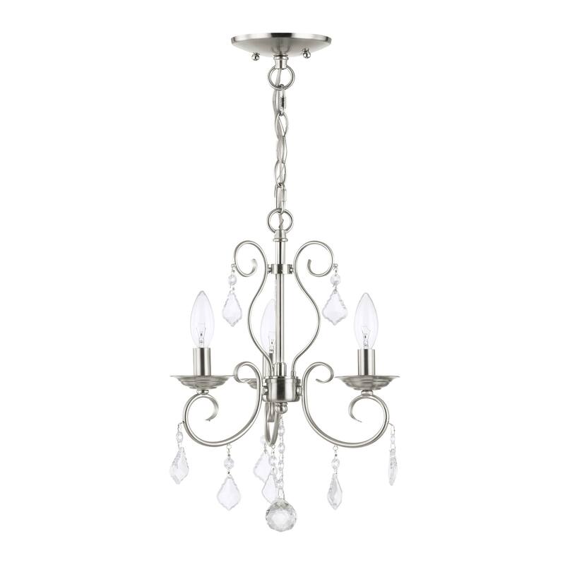 Livex Lighting Donatella Convertible 3 Light 1 Tier Chandelier / Semi