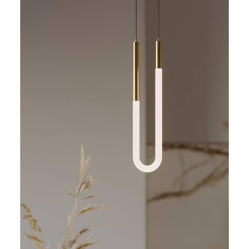 AFX ADEP06LAJUD Adel 4" Wide LED Abstract Mini Pendant