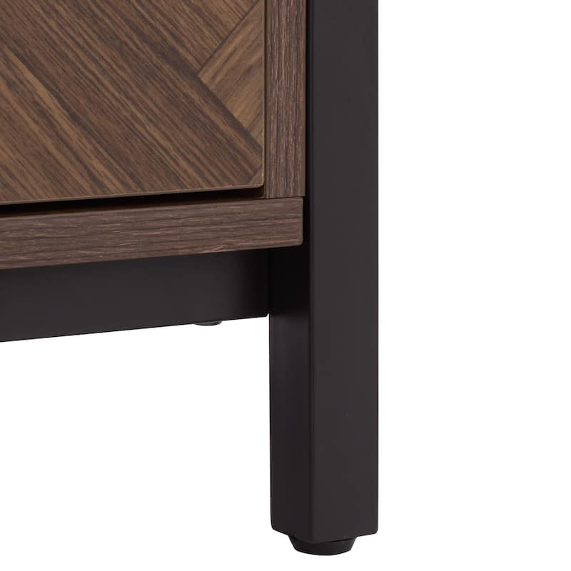 SEI Furniture Handan Double-Door Cabinet - 32"W x 15"D x 35"H