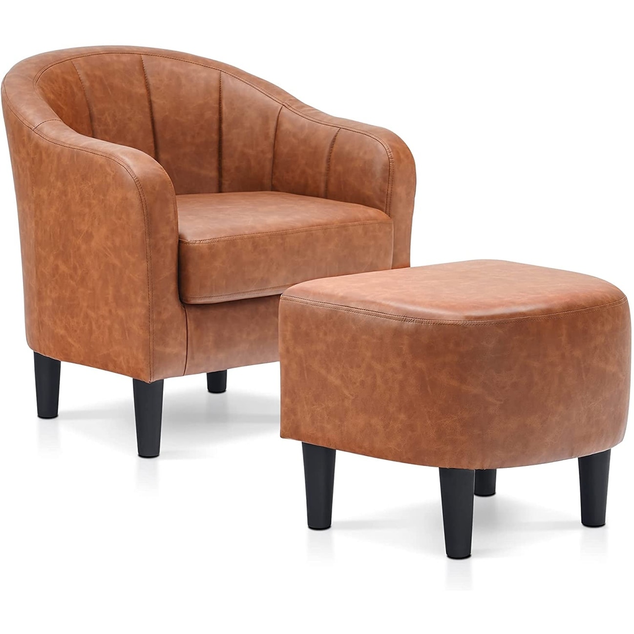Low back on sale barrel chairs