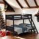 preview thumbnail 2 of 25, Wooden Versatile Twin over Full Bunk Bed with Built-in Ladder for Bedroom