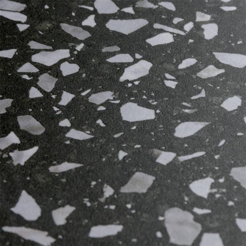 Merola Tile Venice Hex Black 8.63" x 9.86" Porcelain Floor and Wall Tile