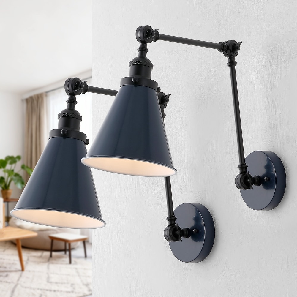 Rover 7" Adjustable Arm Metal LED Wall Sconce by JONATHAN Y