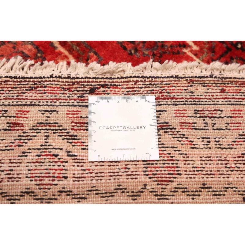 ECARPETGALLERY Hand-knotted Andelz Red Wool Rug - 3'9 x 13'0