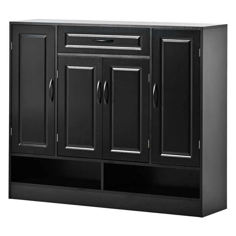 Modern Shoe Cabinet with Adjustable Shelves & Sturdy Top Surface, Ideal for Entryway Storage