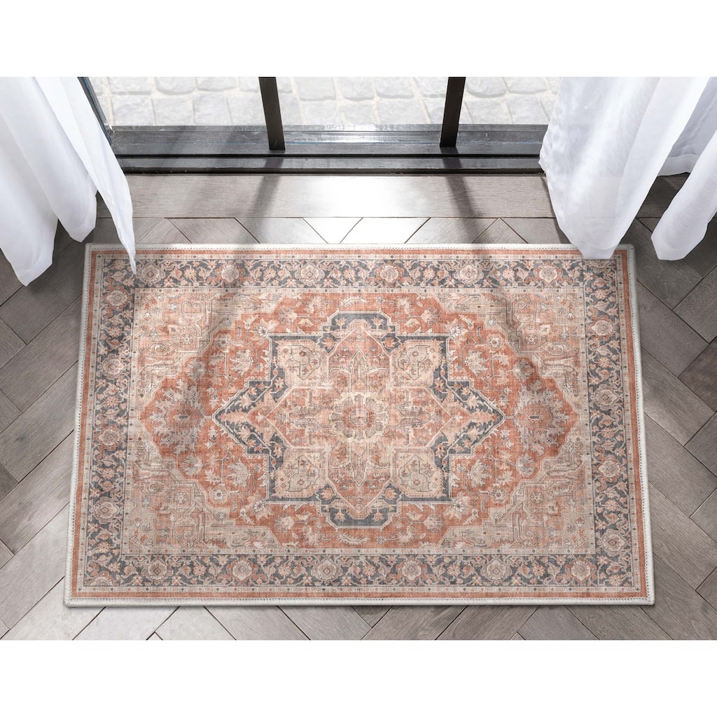 Well Woven Apollo Bolona Persian Oriental Machine Washable Area Rug