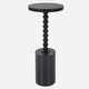 preview thumbnail 2 of 3, Beaded Marble Drink Table - 24" - Black