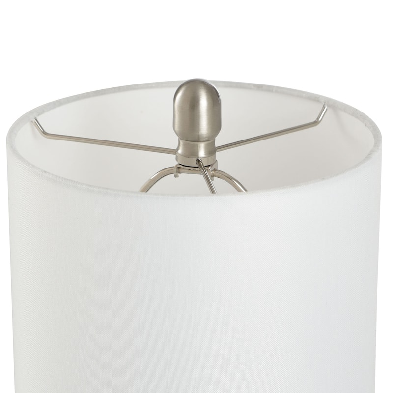 Porch & Den McKenna High Gloss Lilac Glass Ginger Jar Accent Lamp