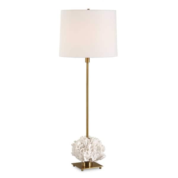 slide 2 of 6, Uttermost Caronia Coral Buffet Lamp