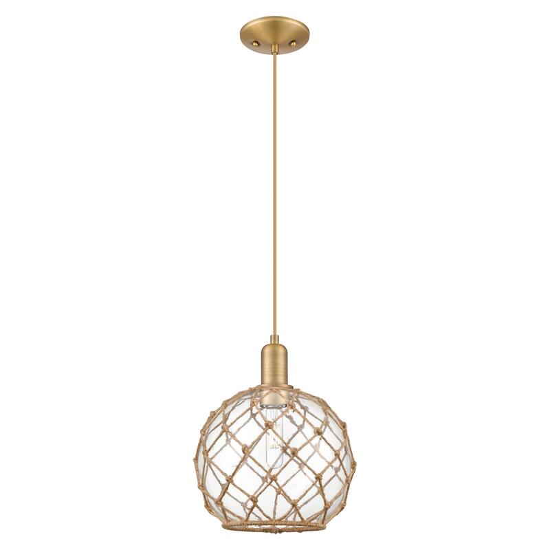 Innovations Lighting Endless Possibilities Arcadia - Farmhouse Rope - 1 Light 10" Cord Hung Mini Pendant